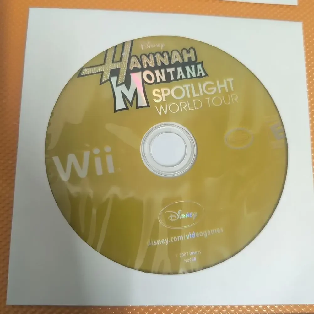 Nintendo Wii Games Lot Disney Hannah Montana Robinsons Nickelodeon ICarly Tested